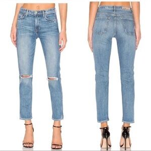 GRLFRND x REVOLVE Naomi High Rise Stretch Ankle Jeans in I Will Survive Size 24